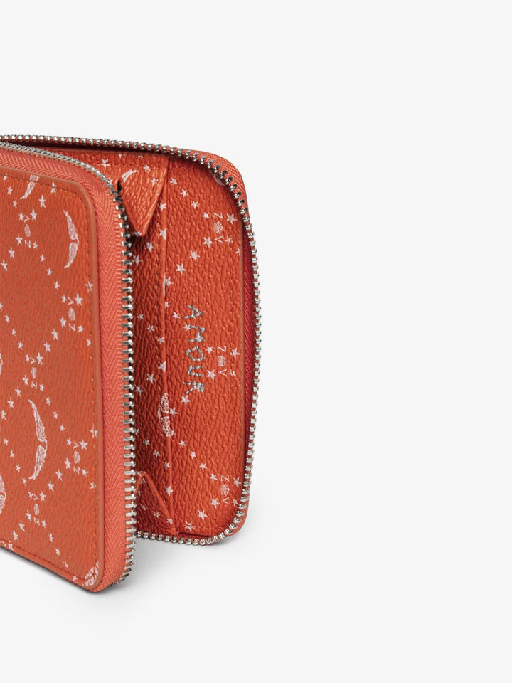 Billetera Mini ZV Monogram Naranjo