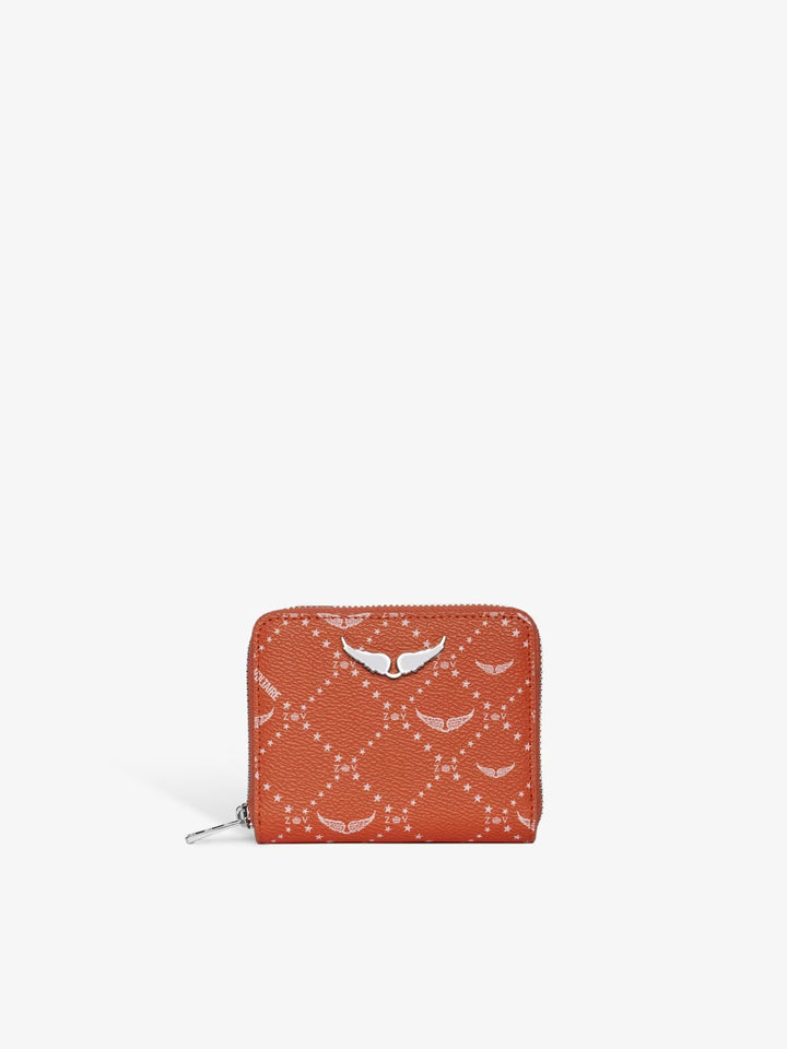 Billetera Mini ZV Monogram Naranjo