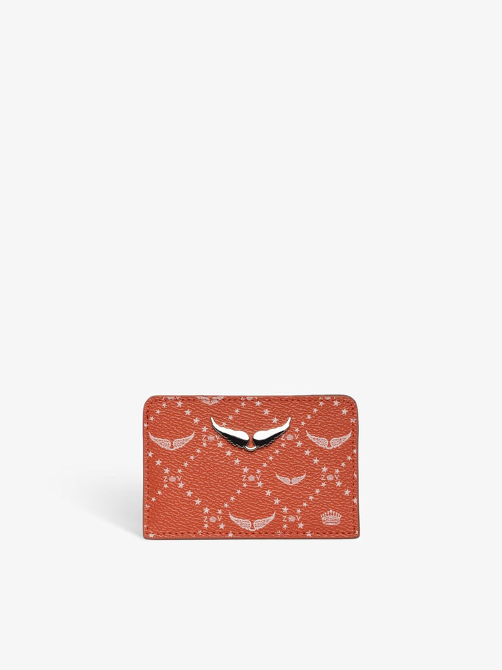 Tarjetero ZV Pass Monogram Naranjo