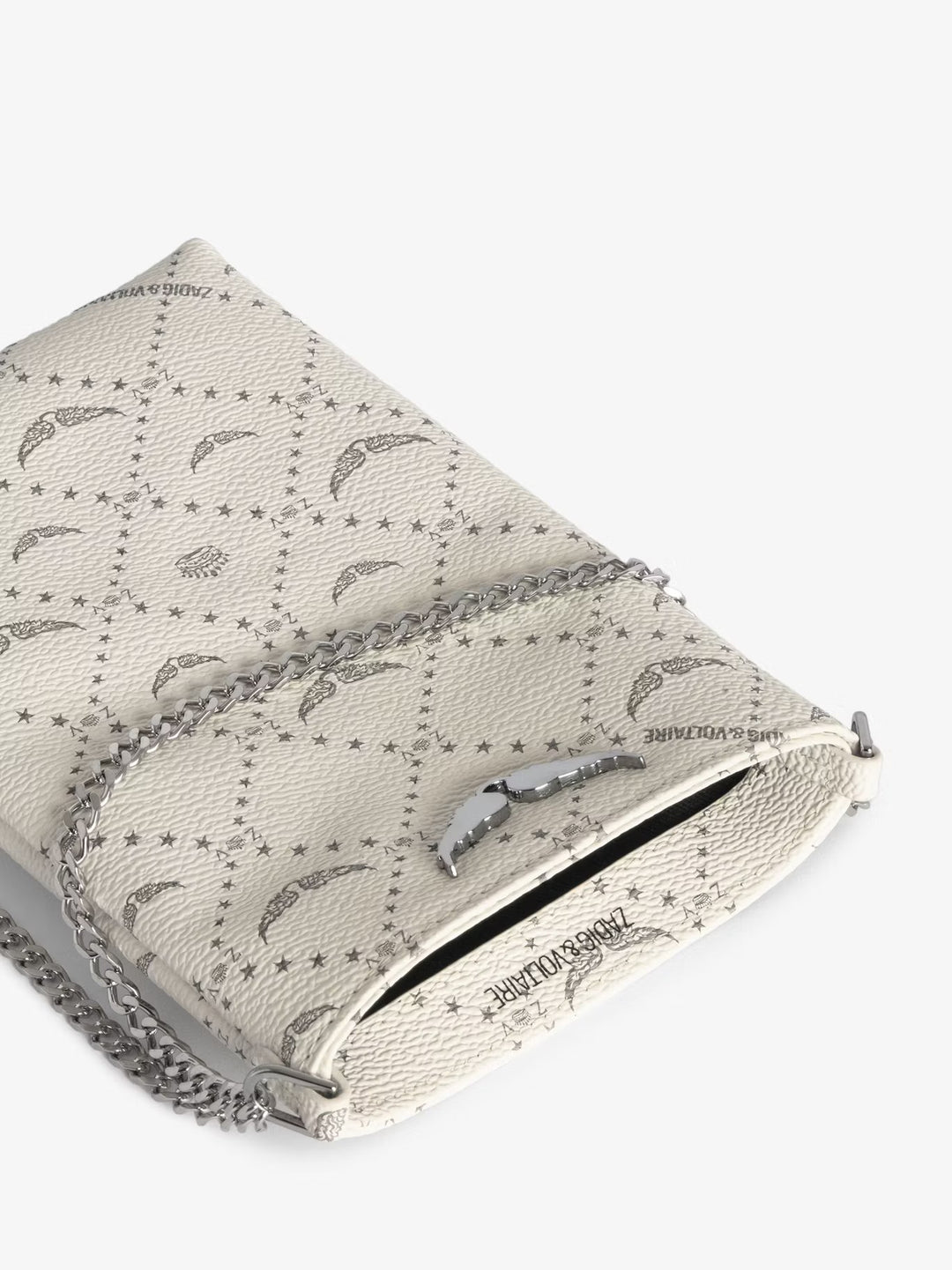 Cartera Rock Phone Pouch Monogram Blanco