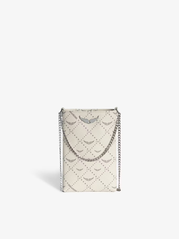 Cartera Rock Phone Pouch Monogram Blanco