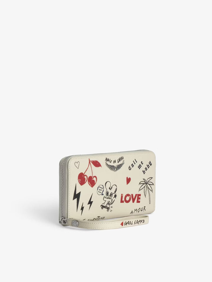 Billetera Compagnon Love Tag