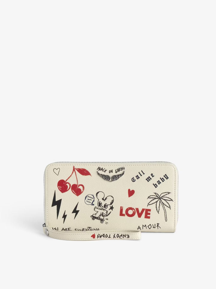 Billetera Compagnon Love Tag