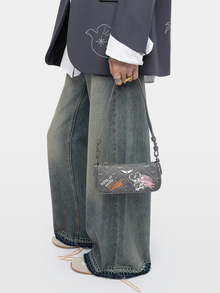 Cartera Z Pocket Monogram Tag