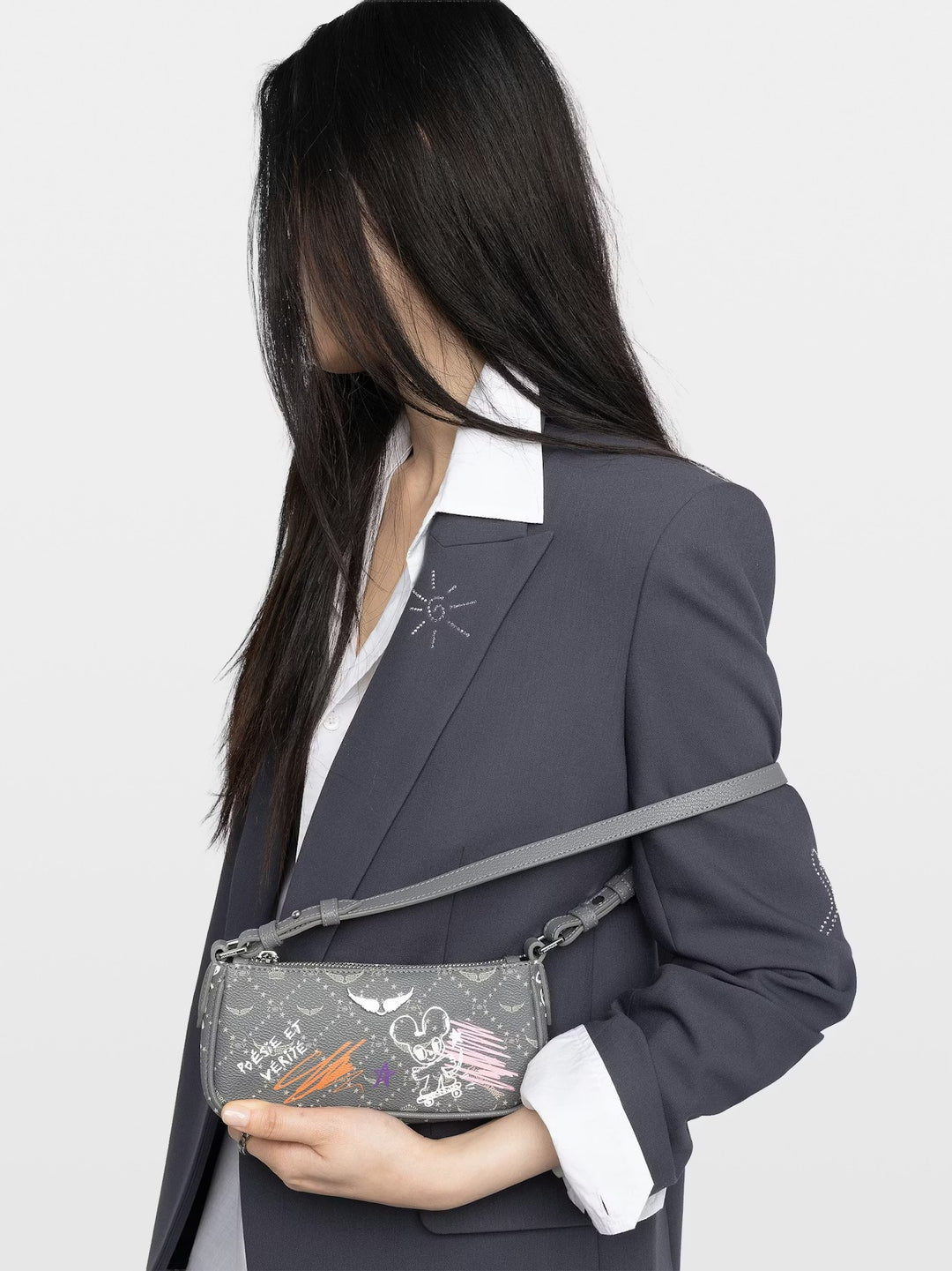 Cartera Z Pocket Monogram Tag