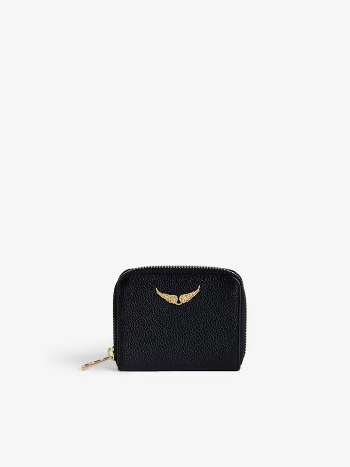 Billetera Mini Zv Negro Gold