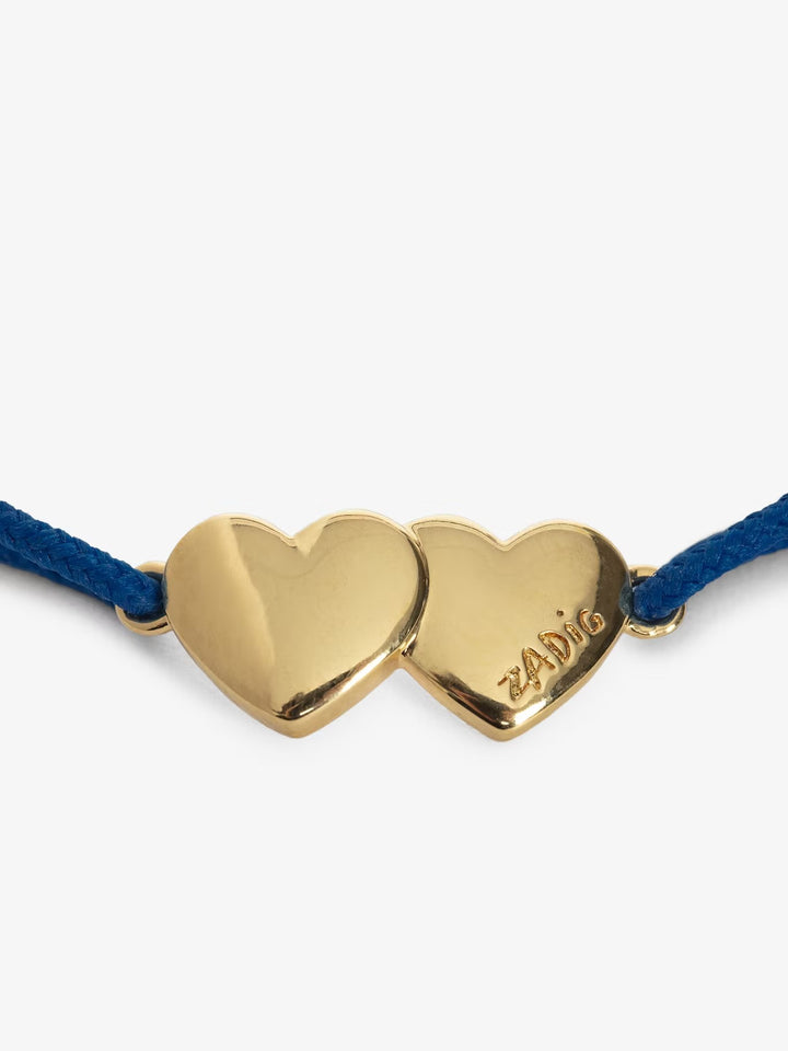Pulsera Zadig Link Heart Azul