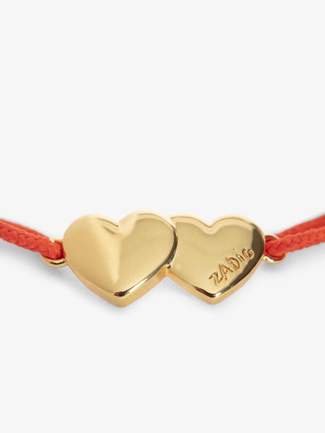 Pulsera Zadig Link Heart Naranjo