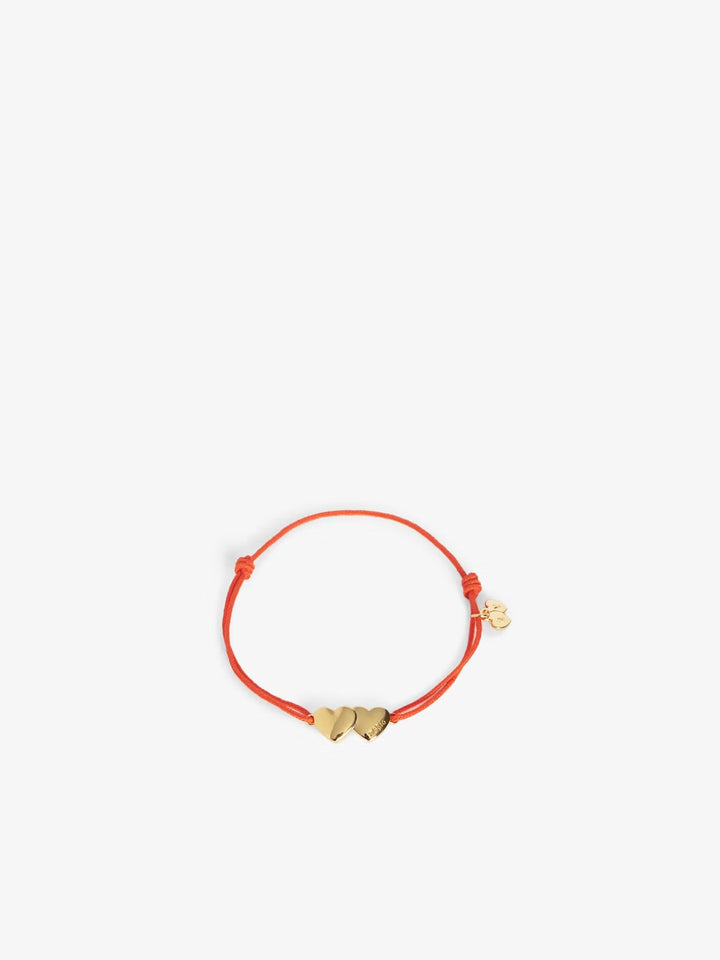 Pulsera Zadig Link Heart Naranjo