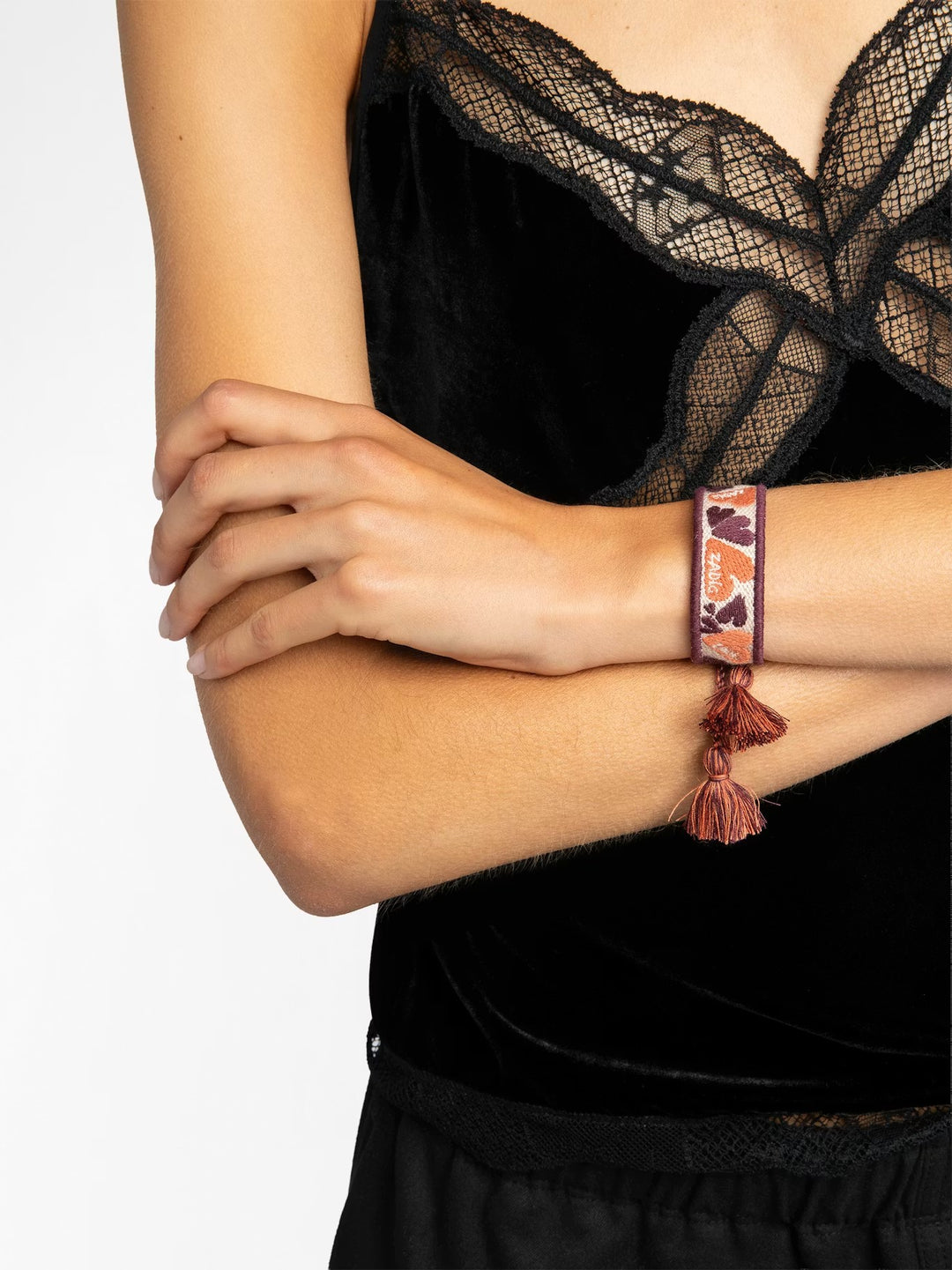 Pulsera Zadig Woven Heart