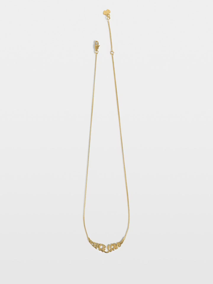 Collar Peace Dorado