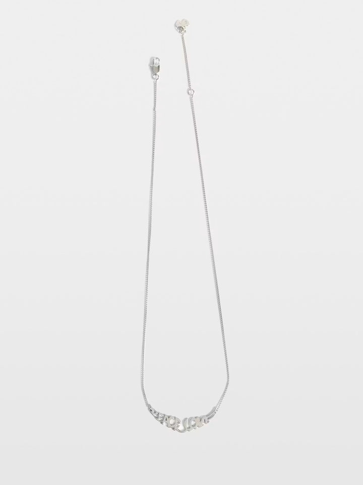 Collar Peace Plateado