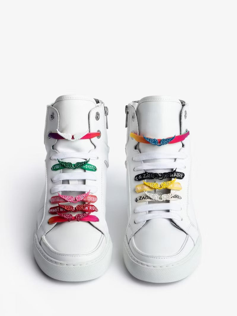 Charm Cordones Swing Your Wings Rojo