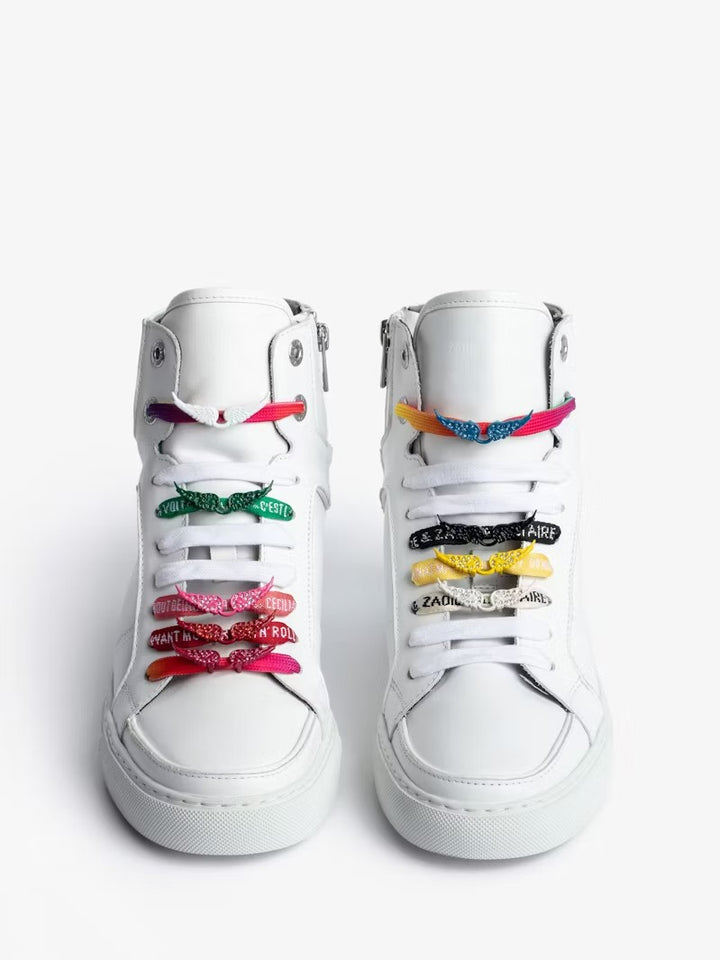 Charm Cordones Swing Your Wings Rojo