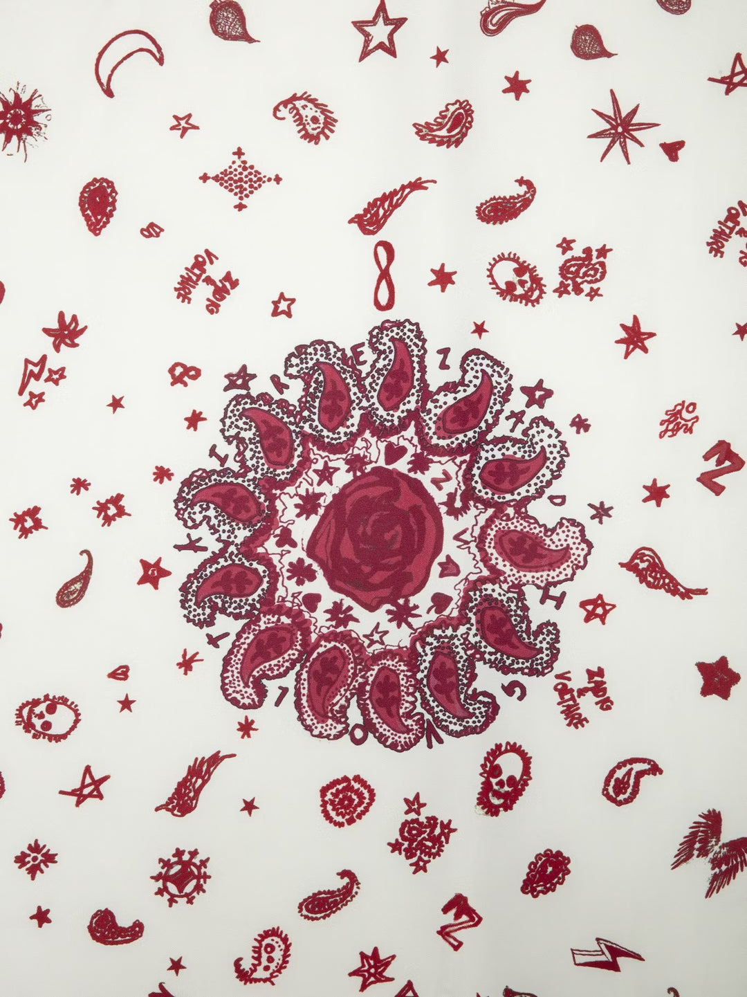 Pañuelo Debbie 85 Bandana Burdeo