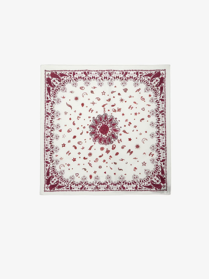 Pañuelo Debbie 85 Bandana Burdeo
