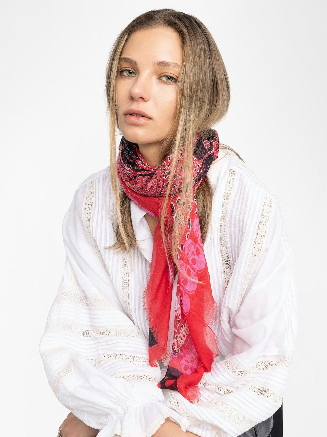 Pañuelo Kerry Garden Rosado