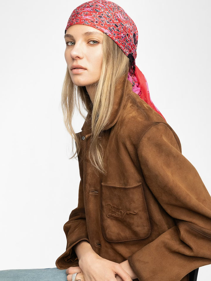 Pañuelo Kerry Garden Rosado