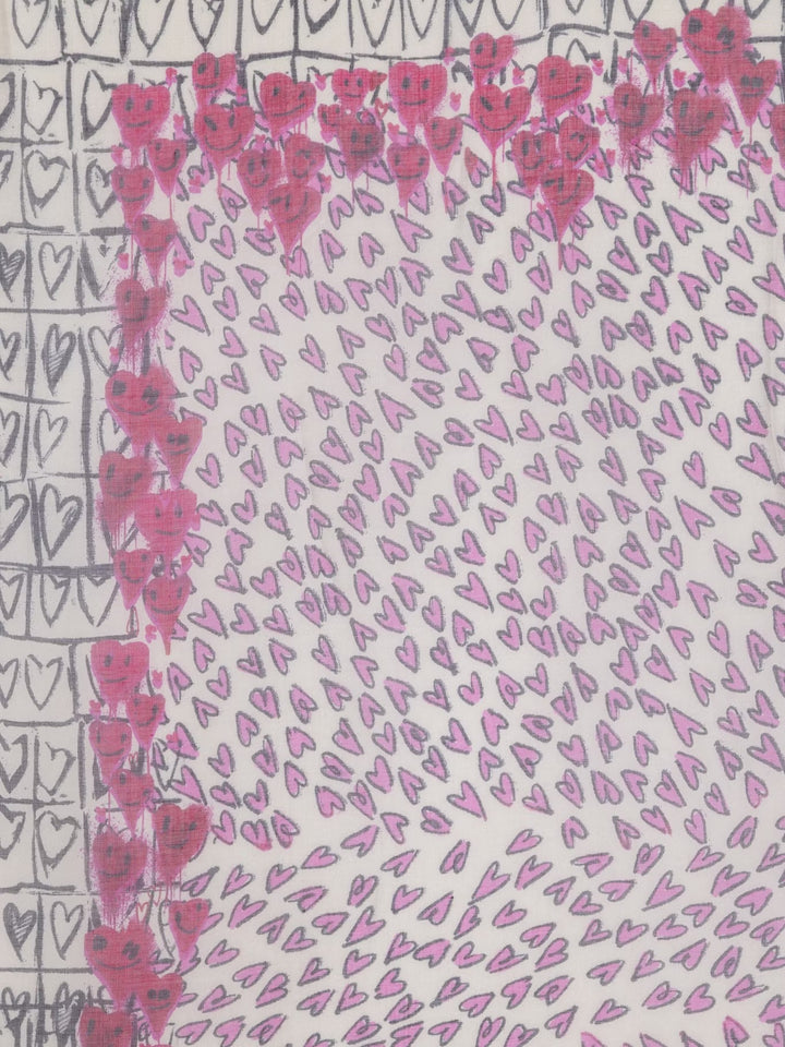 Pañuelo Kerry Heart Blanco