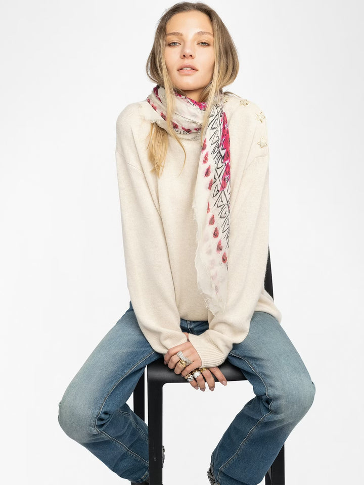 Pañuelo Kerry Heart Blanco