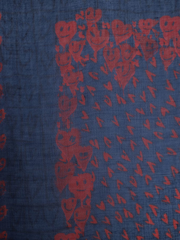 Pañuelo Kerry Heart Azul