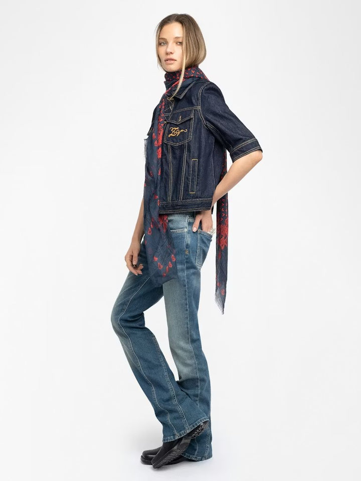 Pañuelo Kerry Heart Azul