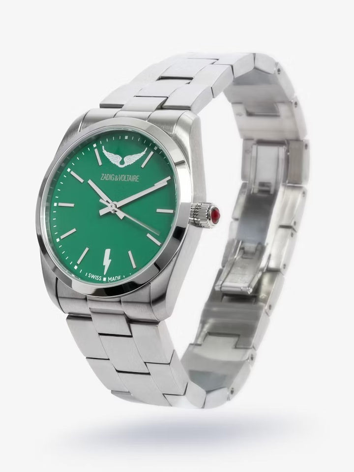 Reloj Time2Love Mat Verde