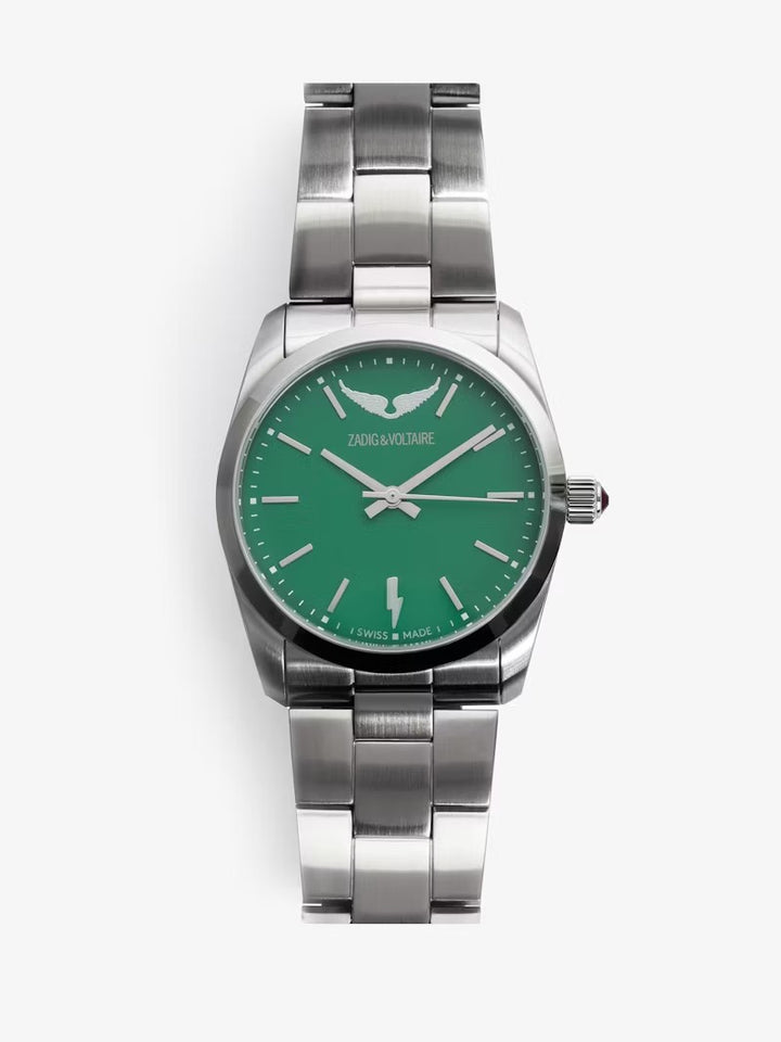 Reloj Time2Love Mat Verde