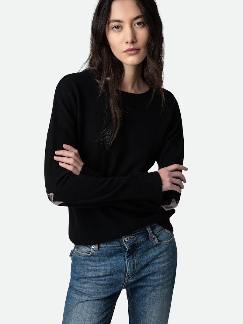Sweater Cici Patch Negro