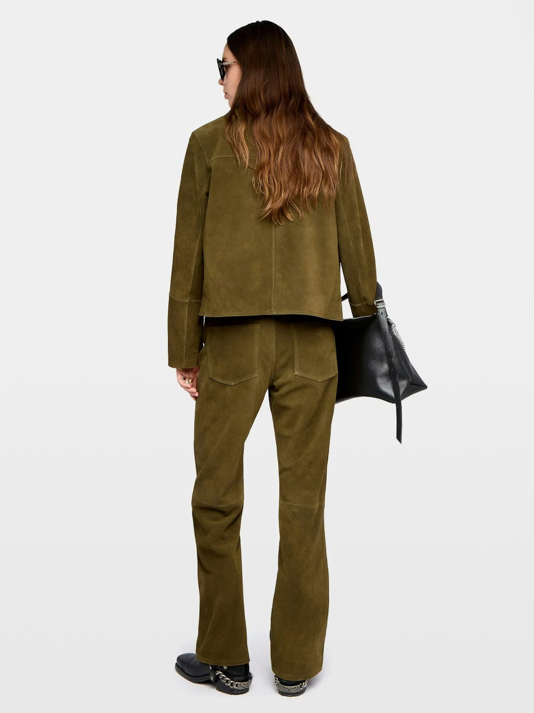 Chaqueta Lessa Suede Verde