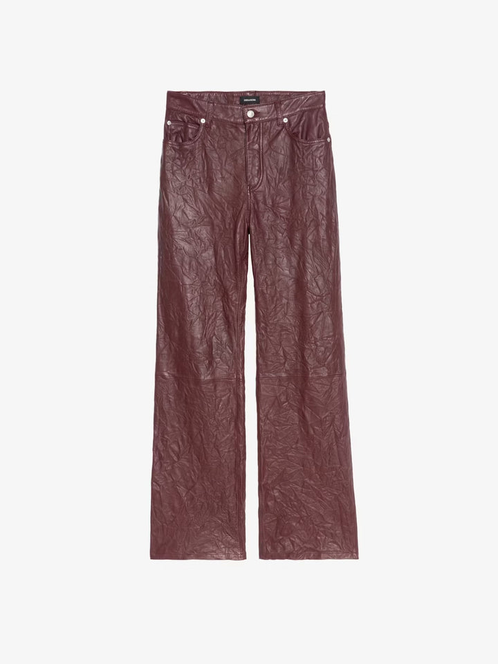 Pantalón Evy Burdeo