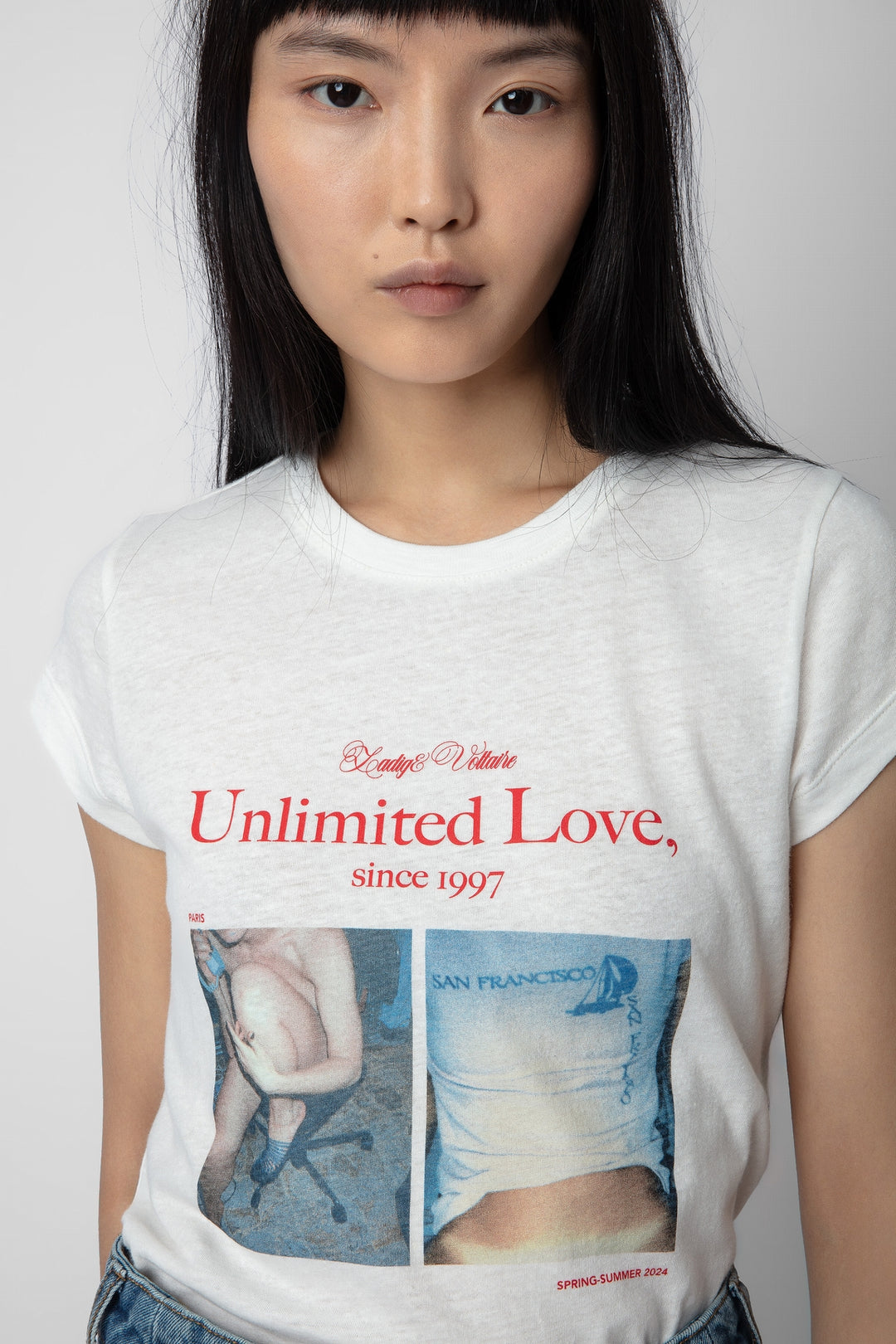 Polera Skinny Photoprint Unlimited Love