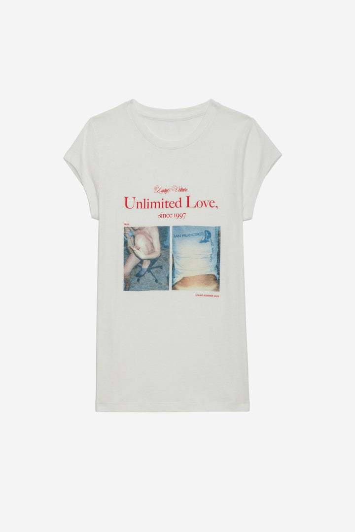 Polera Skinny Photoprint Unlimited Love