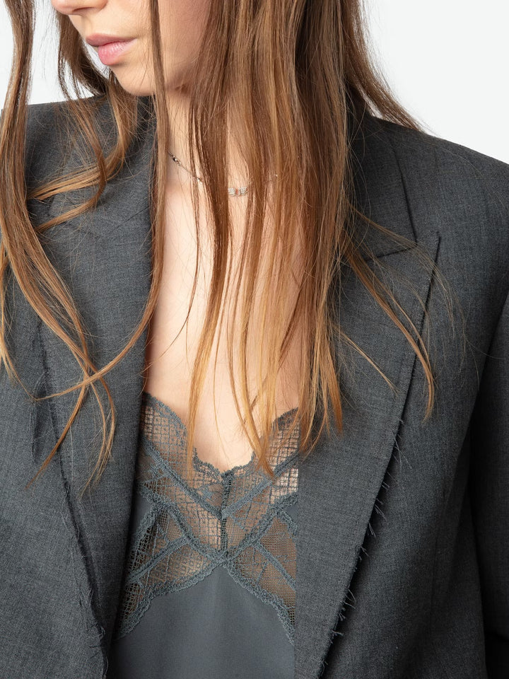 Blazer Vavy Raw Edge