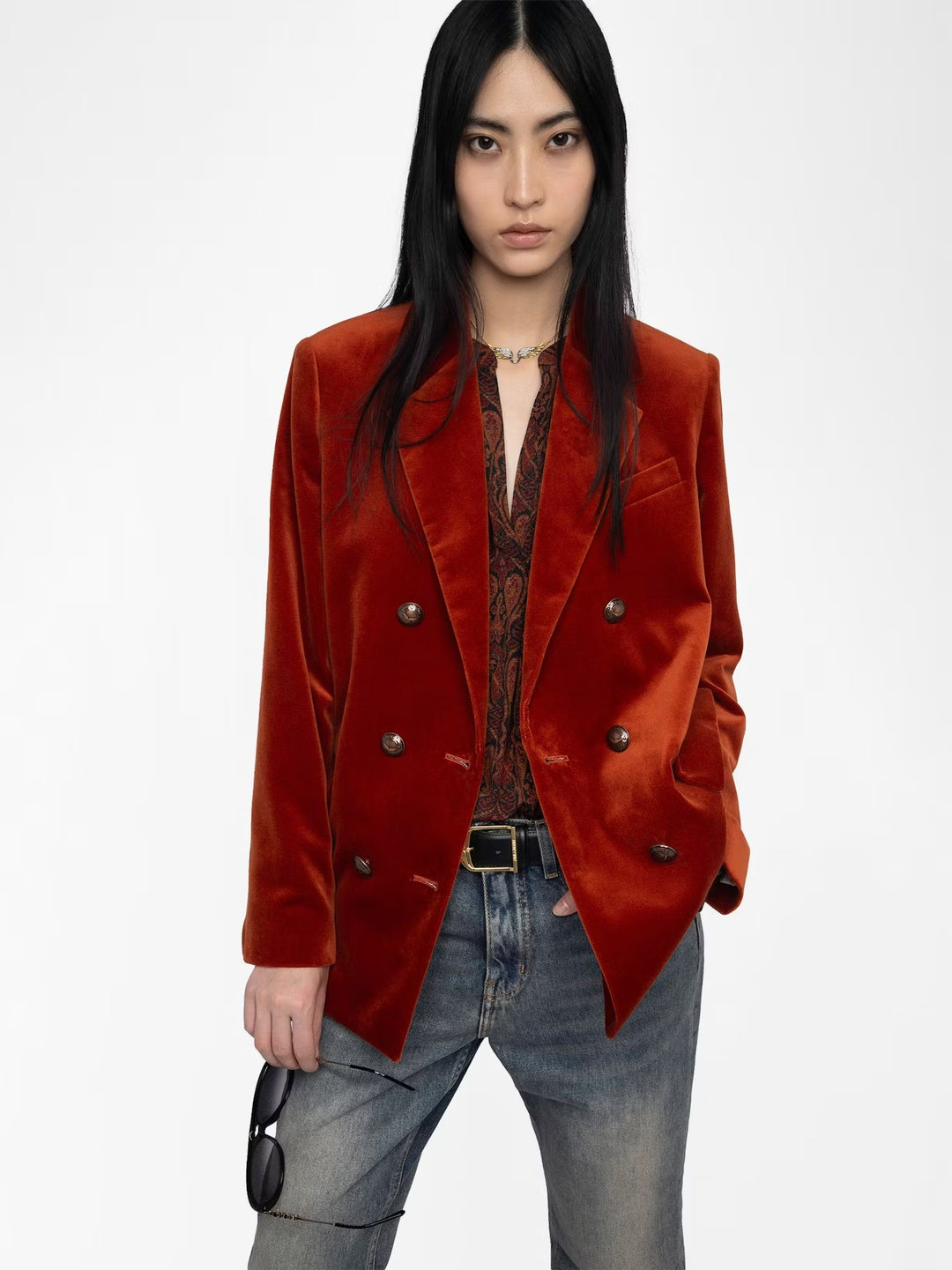 Blazer Vaska Velvet