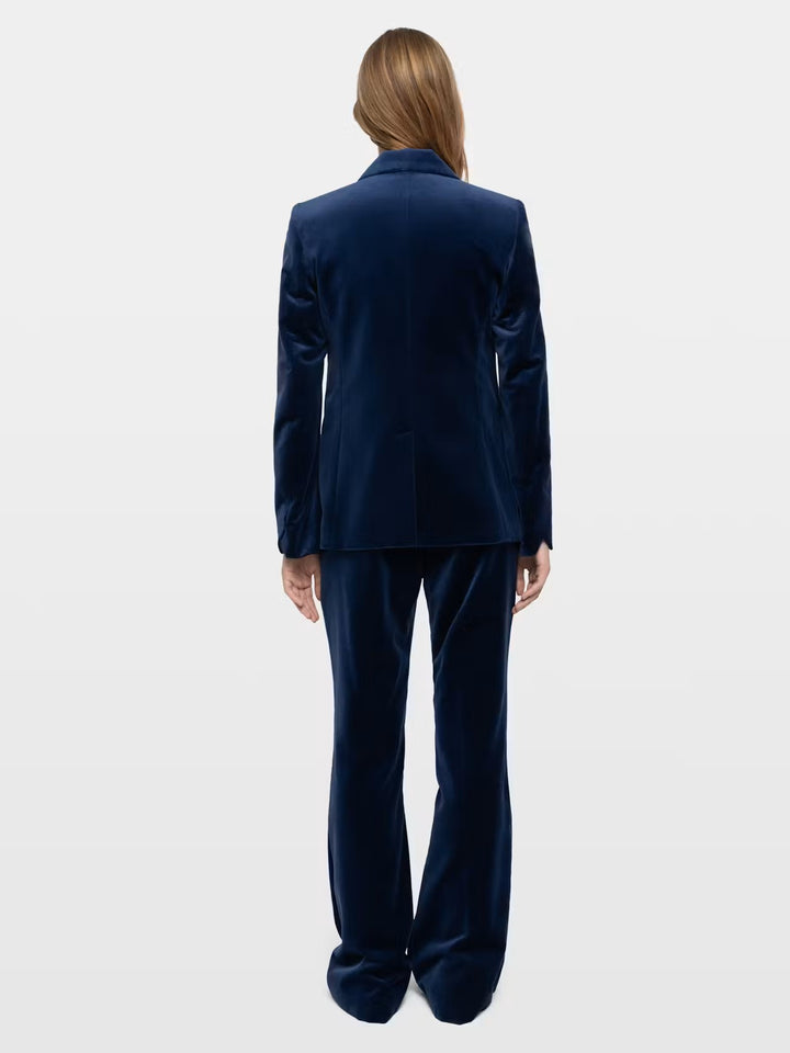Blazer Vavy Velvet Azul