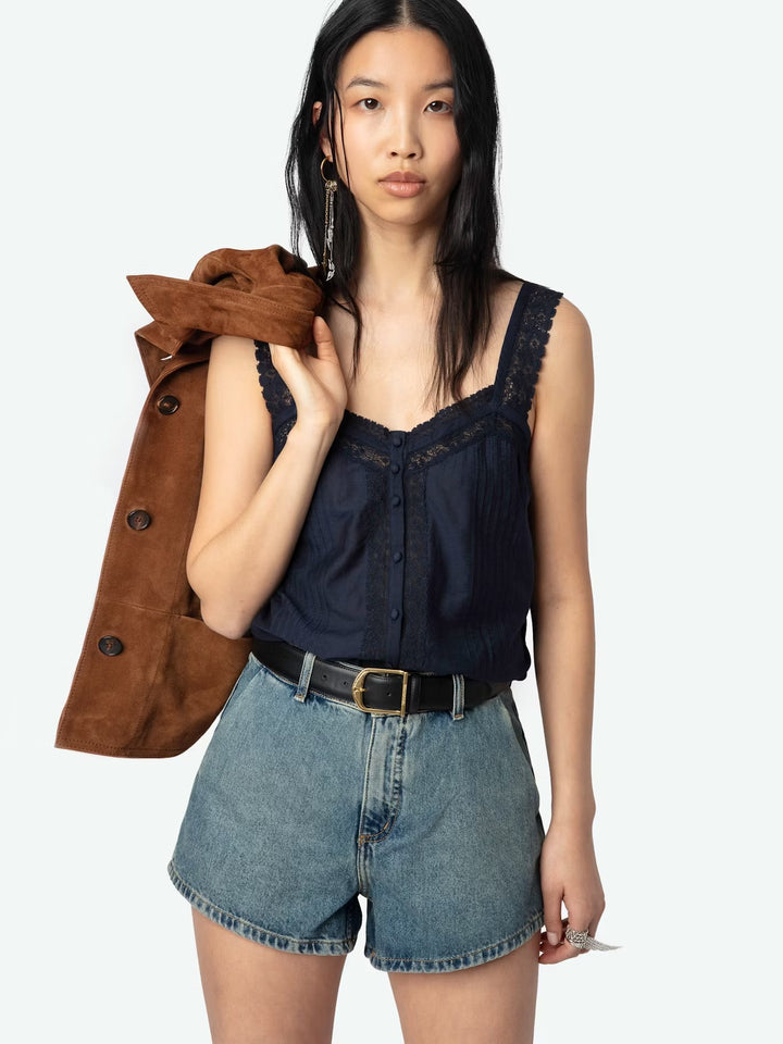 Blusa Celite Tomboy Azul