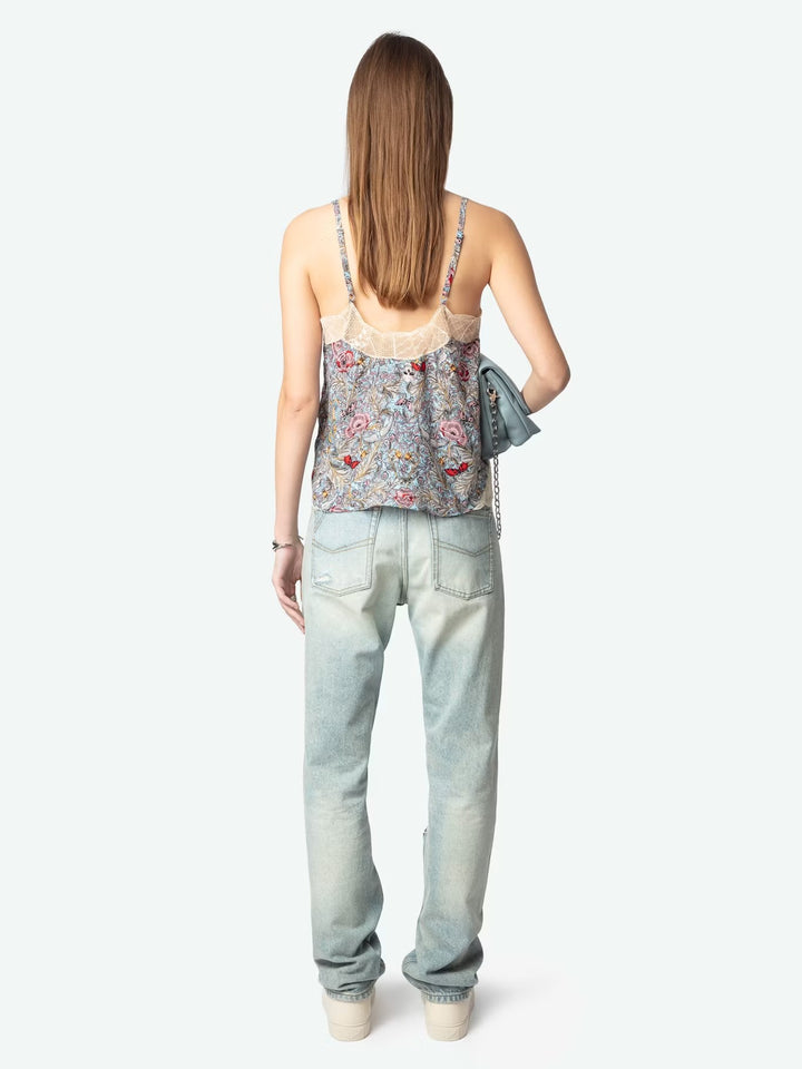 Blusa Cyoko British Flowers