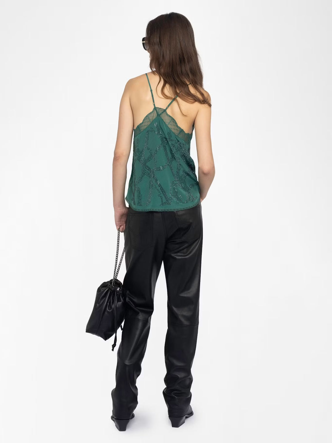 Blusa Christy Strass Emerald