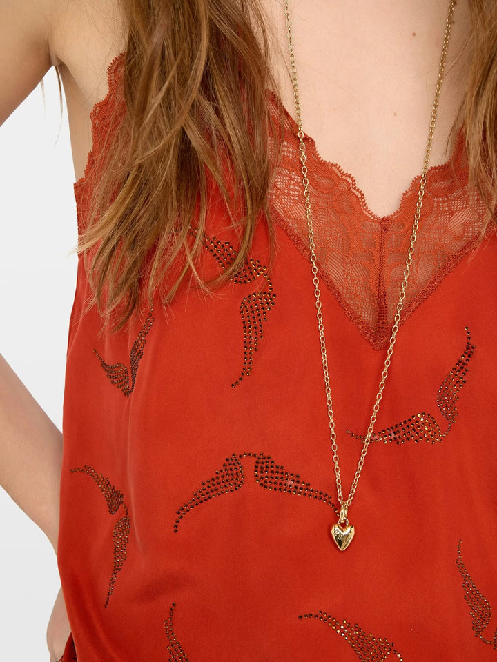 Blusa Christy Strass Wings