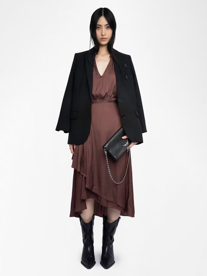 Vestido Randall Burdeo