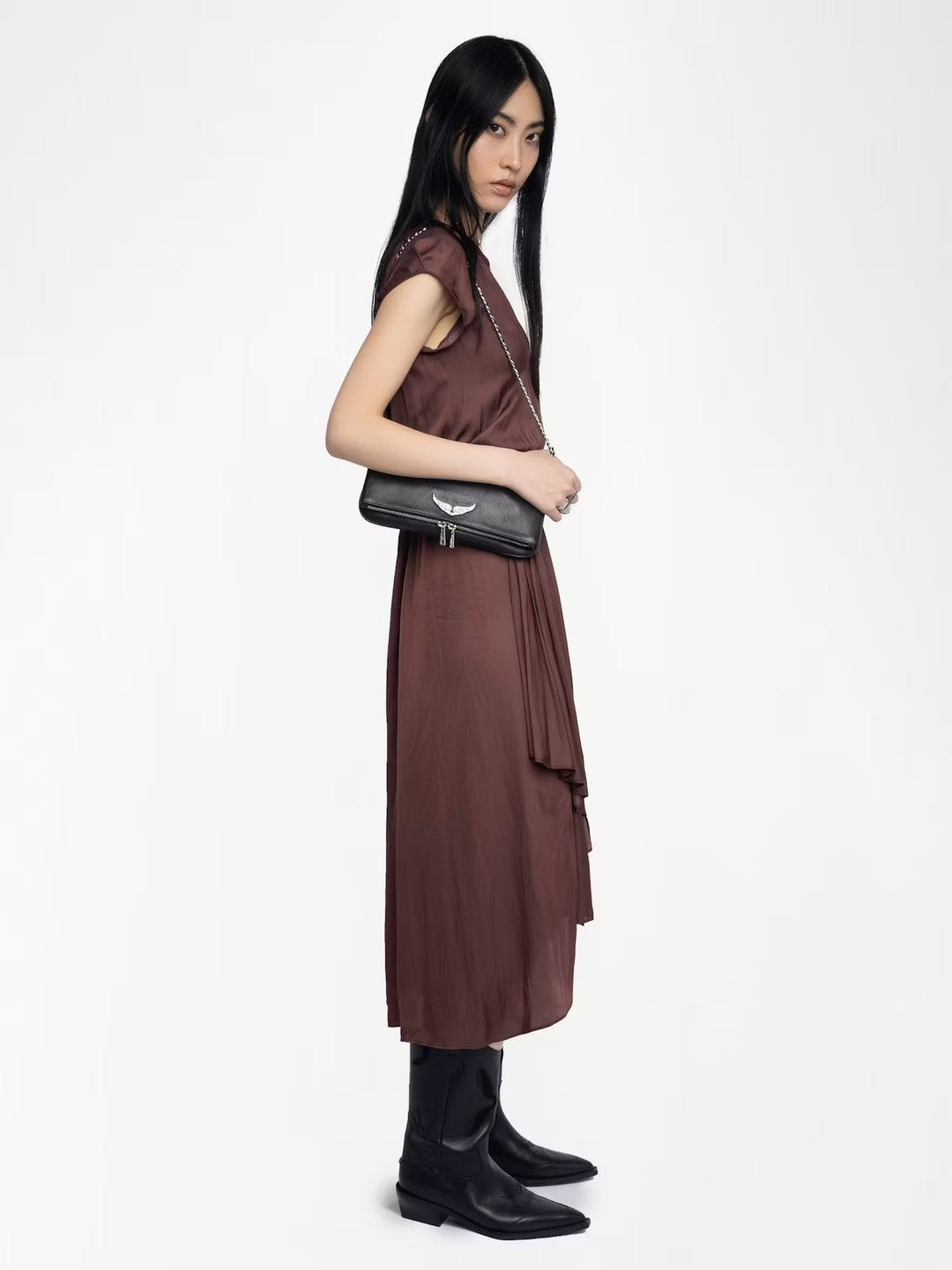Vestido Randall Burdeo
