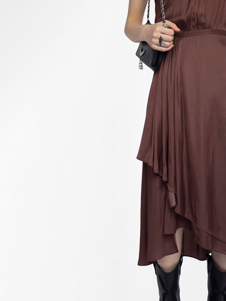 Vestido Randall Burdeo
