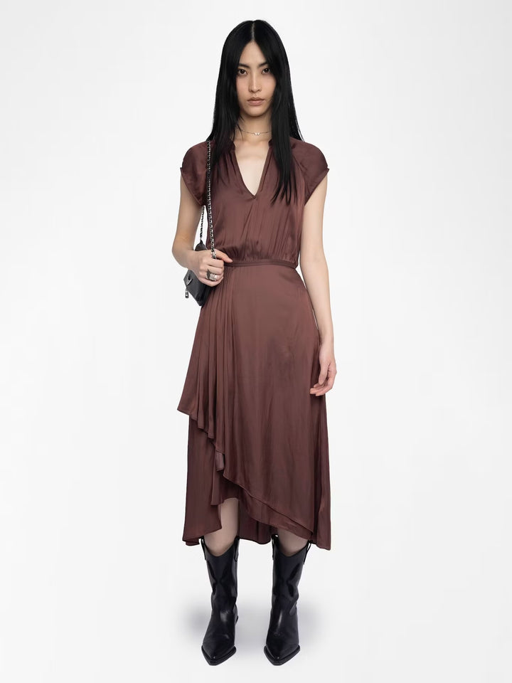 Vestido Randall Burdeo