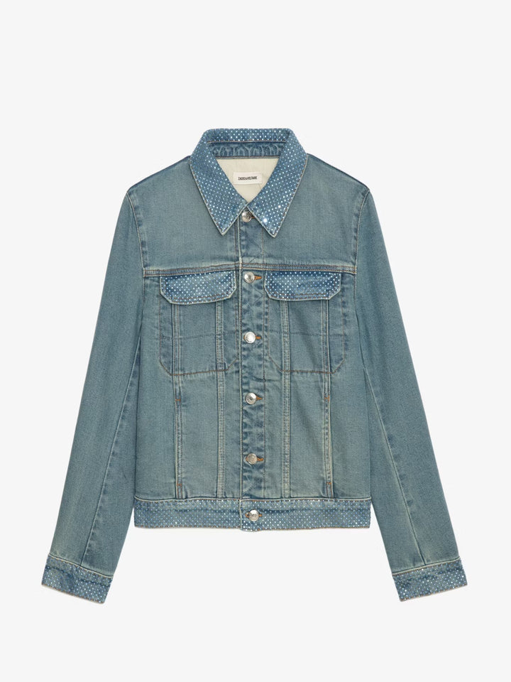 Chaqueta Kioky Strass Azul