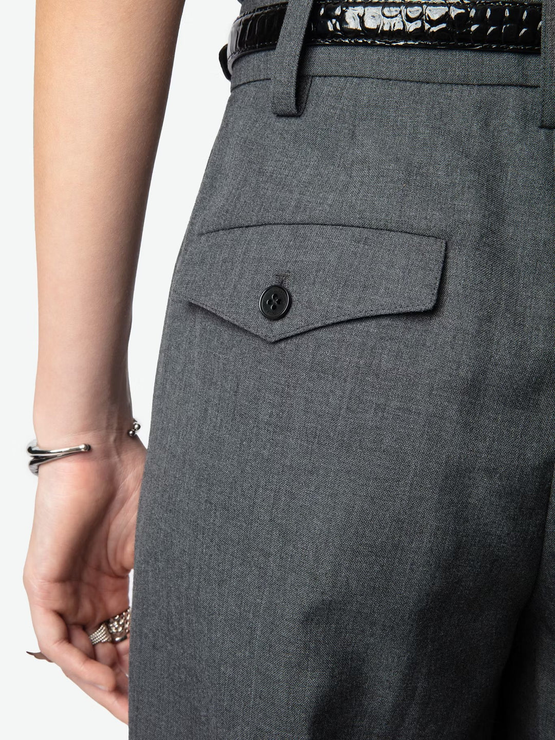 Pantalones Puros Raw Edge