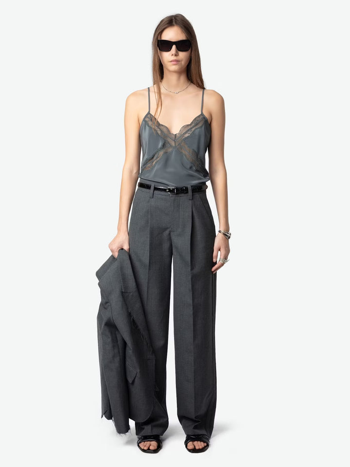 Pantalones Puros Raw Edge