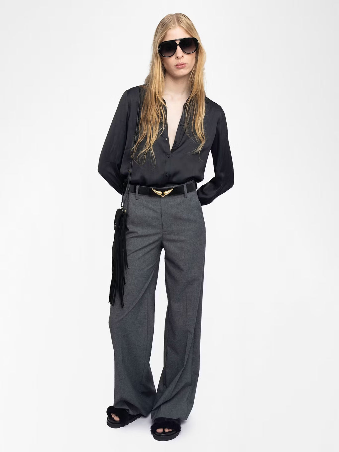Pantalón Panol Tailleur Gris
