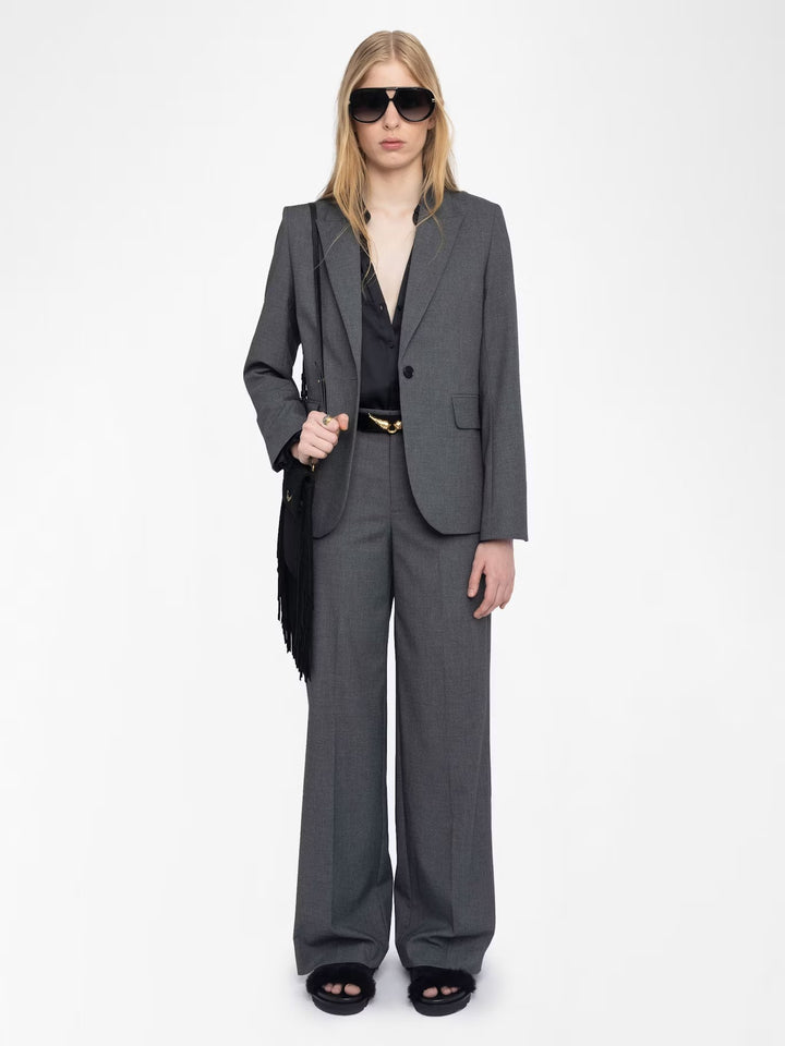 Pantalón Panol Tailleur Gris