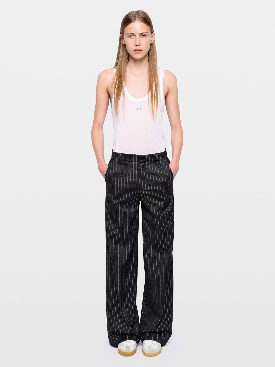 Pantalón Panol Pinstripes Negro